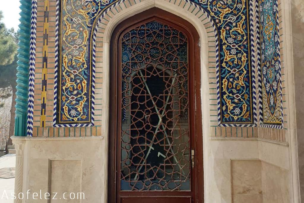 آشنایی با طرح گره چینی فلزی درب مسجدی آسوفلز asofelez.com