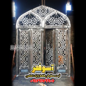 درب سنتی فلزی، درب فلزی طرح سنتی، درب و پنجره سنتی فلزی، درب فلزی سنتی