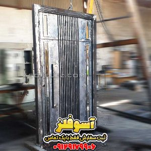 درب نفر رو کیت کتی فلزی با طراحی مدرن ساخت آسوفلز