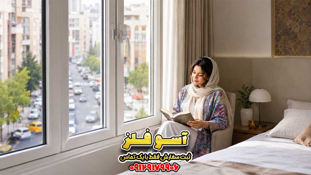 پنجره UPVC عایق صدا آسوفلز
