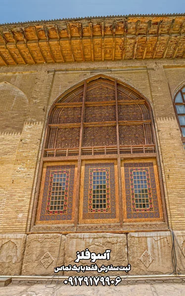 درب و پنجره سنتی فلزی طرح چوب - تصویر 6