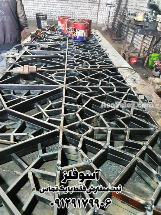 نرده های سنتی از نوع گره چینی فلزی - تصویر 6